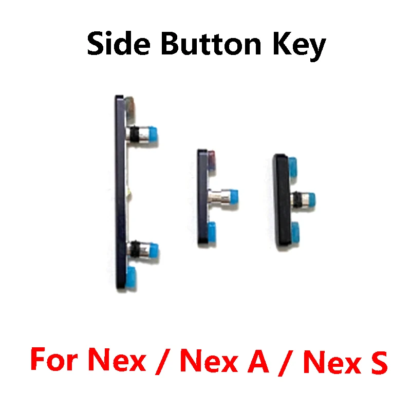 VIVO Nex A S용 전원 볼륨 측면 버튼 켜기 끄기 전원 볼륨 측면 키 부품..