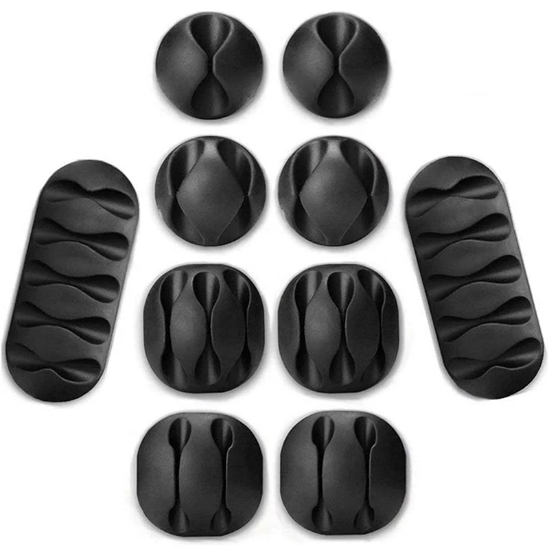 실리콘 USB 케이블 정리함, USB 케이블 와인더, 데스크탑 관리 클립, 케이블 거치대, 마우스 헤드폰 와이어 정리함 보호대 