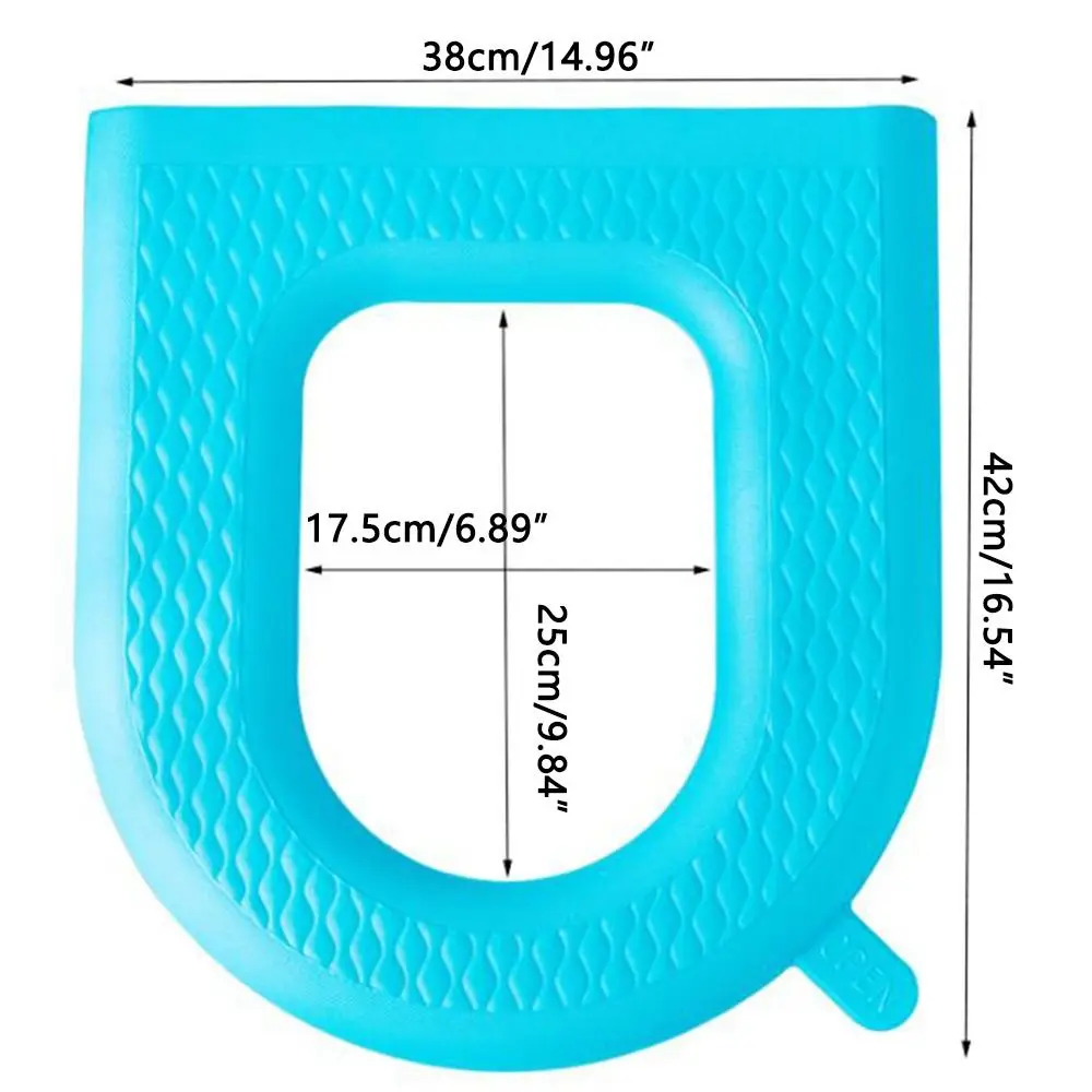 Household Waterproof Silicone Toilet Seat Pad Toilet Cover Bathroom Accessories Seat Cushion toilet seat cover toilet seat cushion