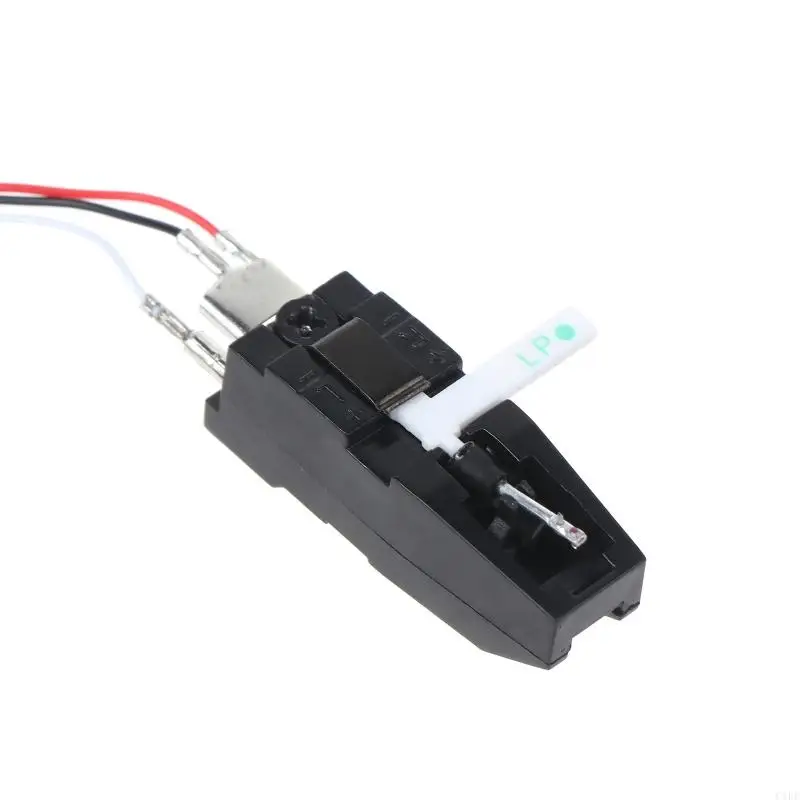 C1FE Phonograph Turntable Moving Cartridge 스타일러스 스트립 라인 비닐 바늘 더블 루비 및 사파르