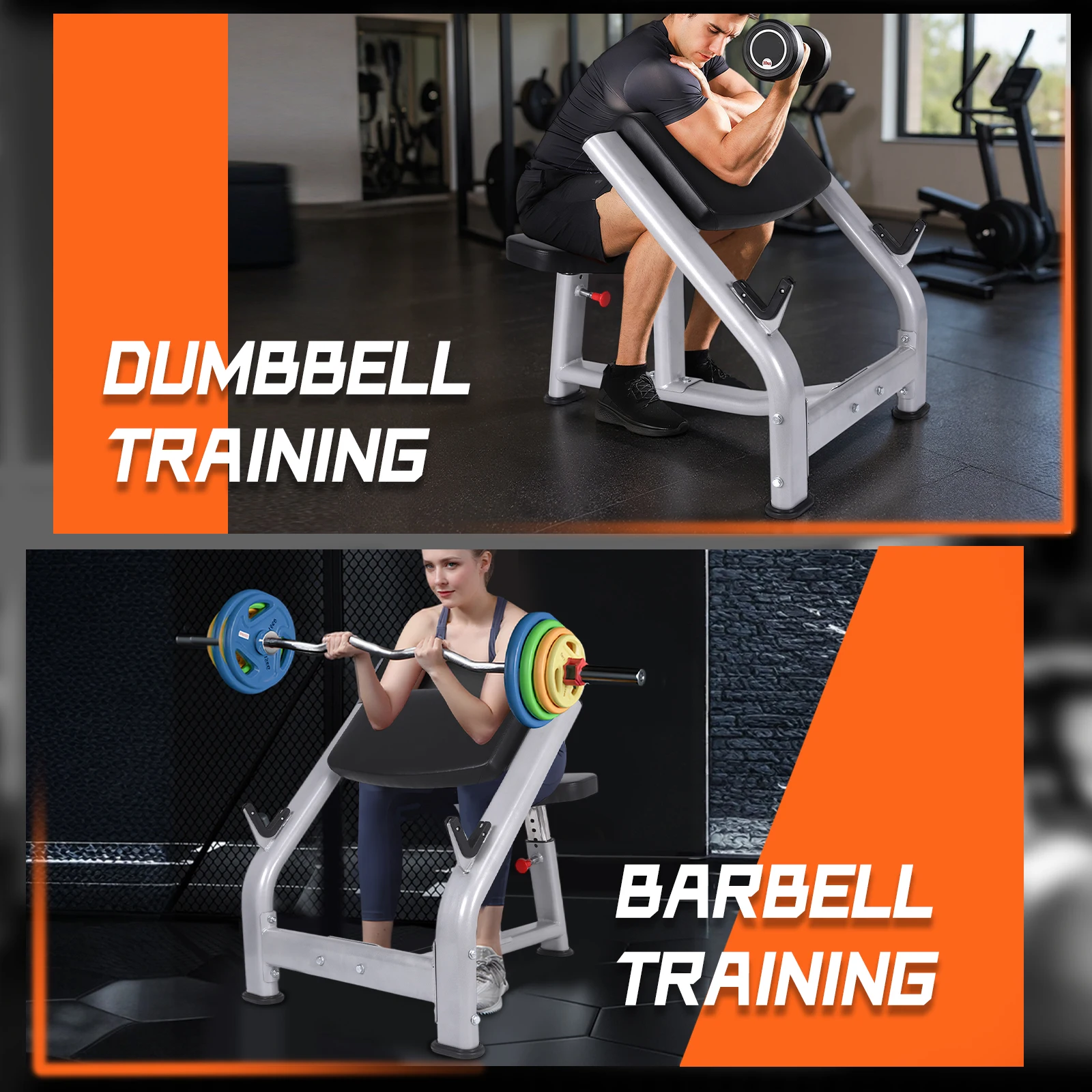 Metal Home Gym Strength Training Fitness Equipment Adjustable Bench