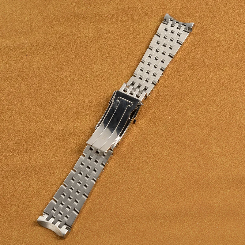22mm 24mm Silver Stainless Steel Watch Bracelet For Breitling Strap Band For AVENGER NAVITIMER Watchband