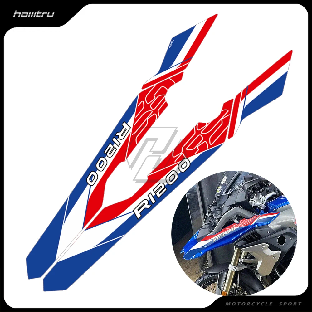 

Motorcycle Front Fairing Sticker Protection for BMW Motorrad R1200GS 2018-2019 (not ADV)