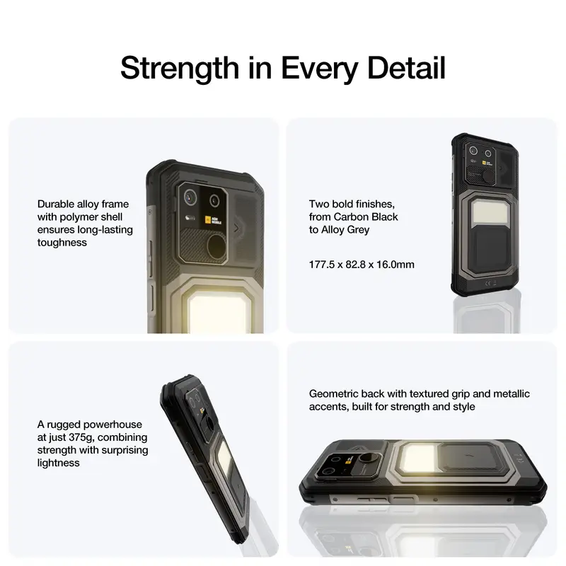 AGM G3 PRO 5G Rugged Phone 512GB ROM +24(12+12)GB RAM Thermal Imaging Camera Smartphone Android15 Fast Charge  Wireless Charging - Image 2