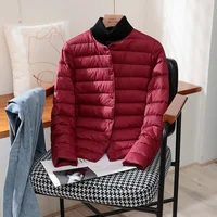 2023 New Arrivals Autumn Winter Warm Women White Duck Down Slim Jackets Female Fashion Ultra Lightweight Packable Puffer Coats - Image 3