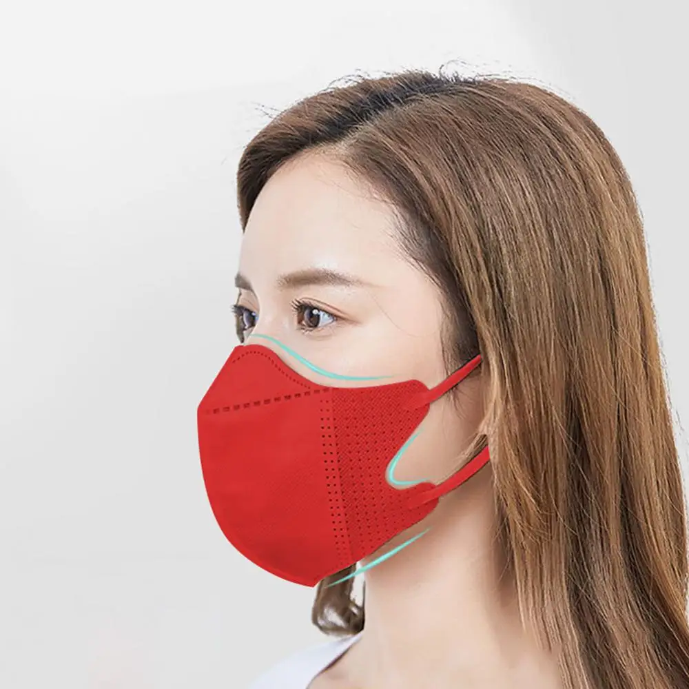 Disposable Earloop Mouth Mask Three-layer Breathable Adult Dust Mask Non-Woven Security