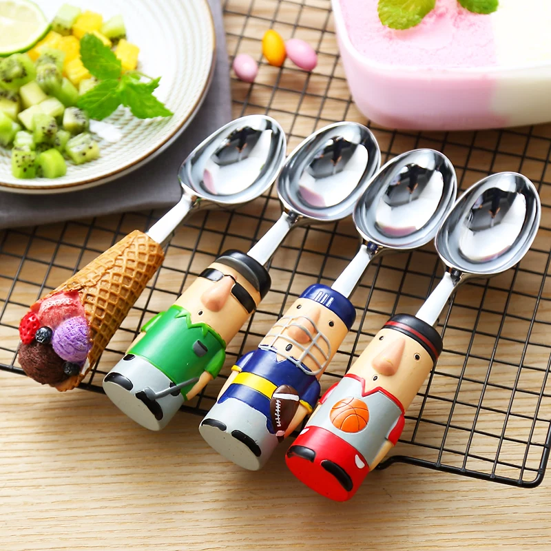 Ice Cream Cookie Scoop, Melon Baller Scoop Anti-freeze Resin Handle  Stainless Steel Scooper For Dough Ball, Ice Cream, Snow Cone - Ice Cream  Tools - AliExpress