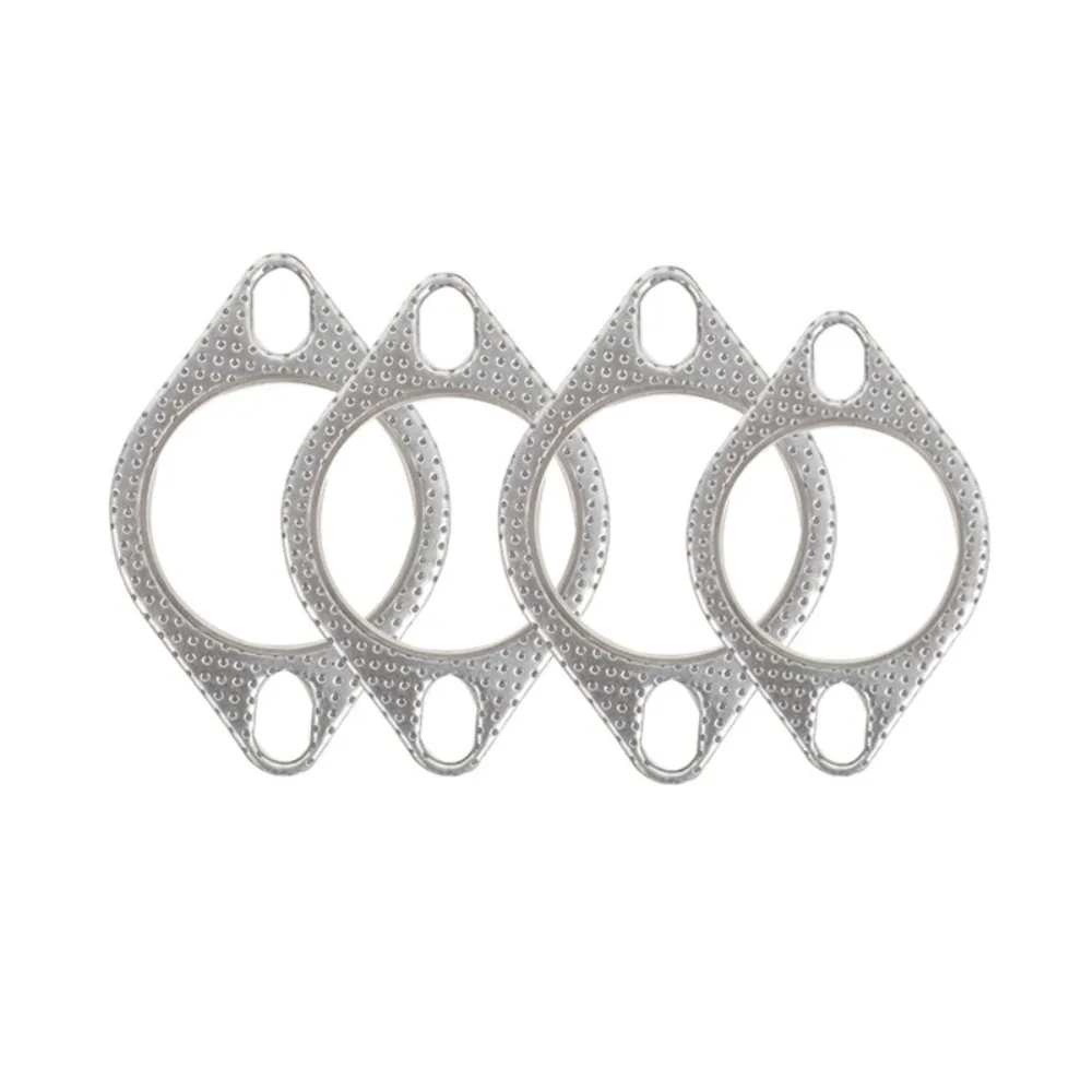 2pcs Ultra Seal Car Exhaust Gasket Auto Accessories Two Holes 2/2.5/3 Inch Exhaust Downpipe Gasket Muffler