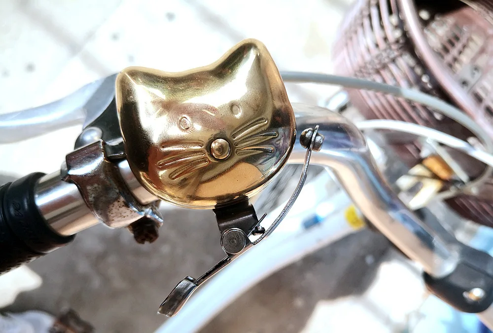 犬のヘルメット型自転車ベル レトロなオートバイの自転車のベル,犬,猫,頭蓋骨,マウンテン