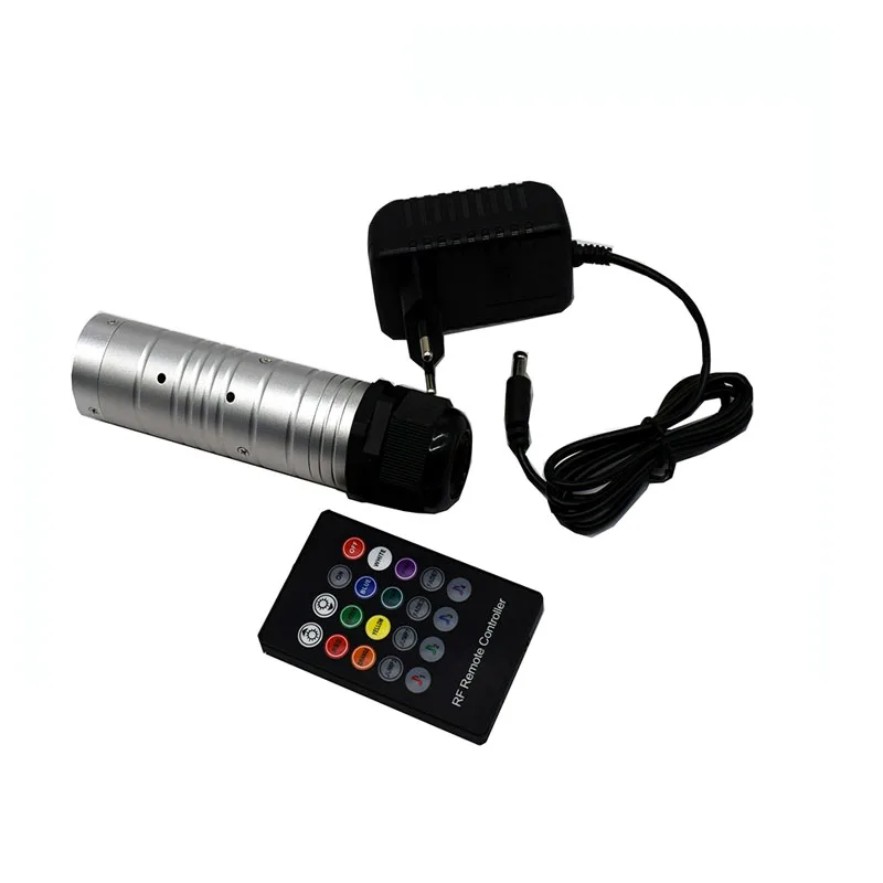 1X APP Bluetooth Control DC12V RGBW LED 6W LED Light Engine 6W Silver Fiber Optic Light For Car Home For Sky Ceiling
