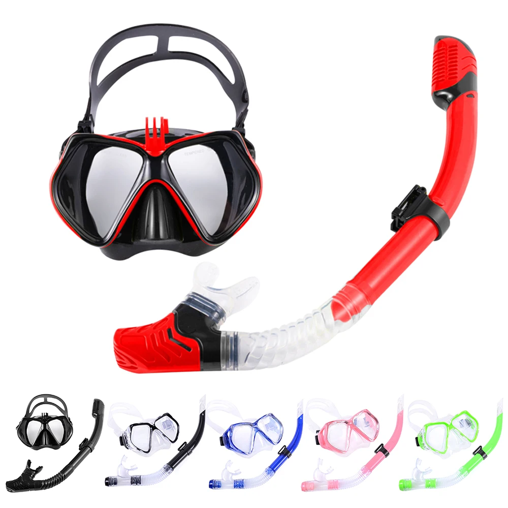 Профессиональные маски для подводного плавания набор противотуманные очки