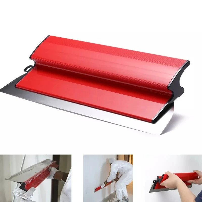 

Drywall Smoothing Spatula Flexible Blade 25cm 40cm 60cm 80cm Stainless Steel Painting Skimming Flexible Blade Wall Tools