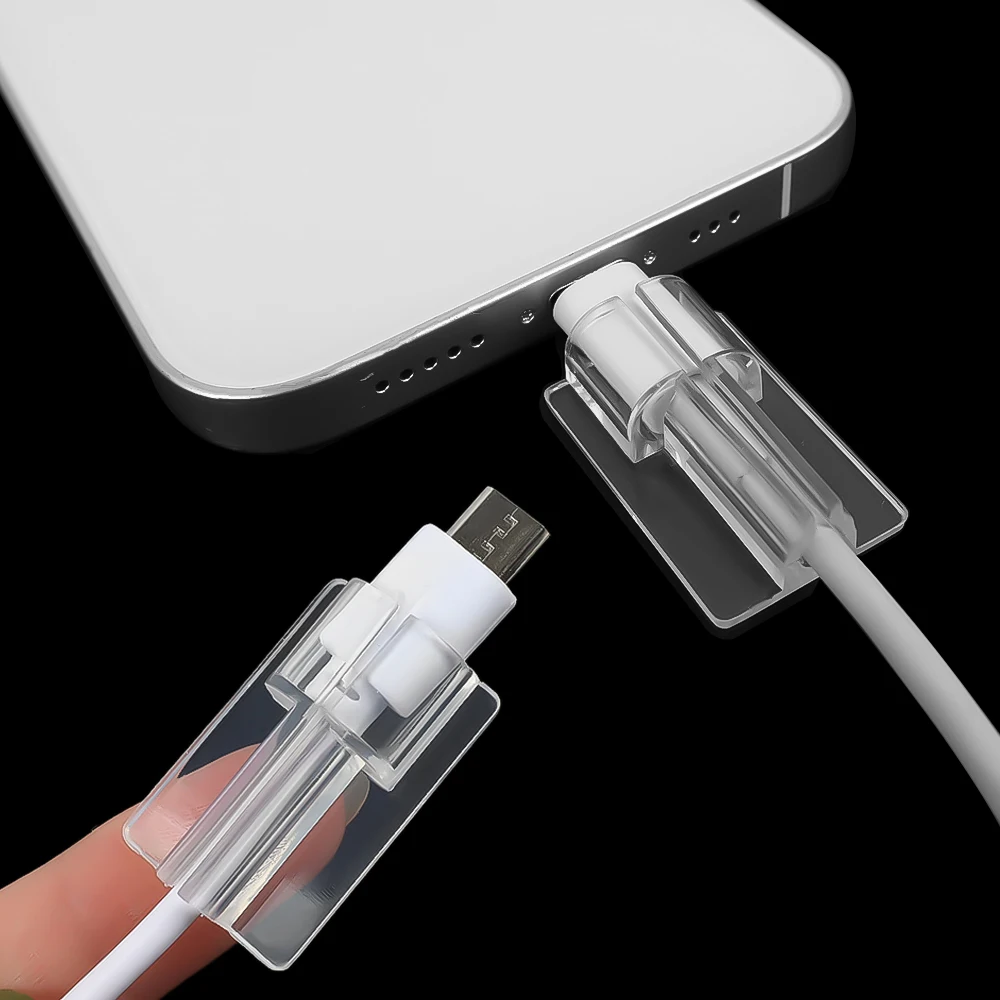 Protecteur de câble en spirale en silicone, protection anti-casse,  enrouleur de câble de chargeur USB, iPhone, Samsung, Android, 5 pièces -  AliExpress