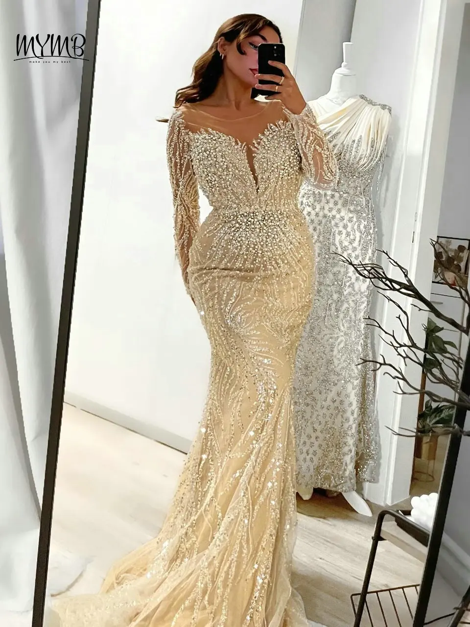 green emerald velvet dress Zapaka Women Mermaid Lace Wedding Dress Spaghetti Straps Ivory V Neck Long Bridal Dress, Ivory / US24W