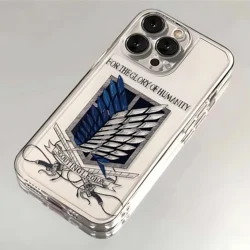 Anime Attack on Titan Clear Back Phone Case - Samsung A23 (T - 368T260153A1)