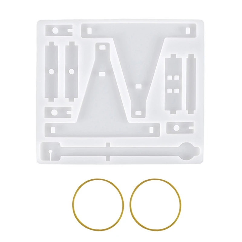 

Y4QE Casting Mould Silicone Resin Mold Home Ornament Diy Accessories Resin Mold