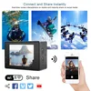 Ultra HD 4K 60fps Action Camera S9R WiFi 2" LCD 30M Waterproof 170D Remote Control Helmet Bicycle Video Camera Outdoor Sport Cam 4