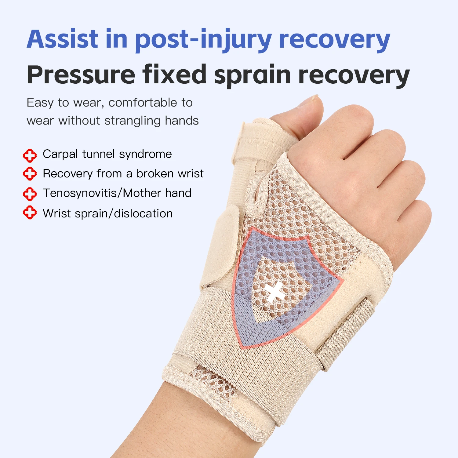 1/2 PC Professional Wrist Support Splint Arthritis Band Belt Carpal Tunnel Wrist Brace Sprain Prevention Wrist Protector Fitnes