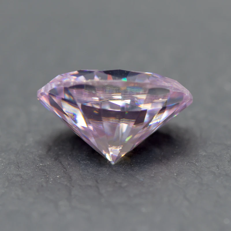 Moissanite Stone Light Purple Colour Oval Cut Lab Created Synthetic Gemstone Passed Diamond Tester Comes with GRA Certificate