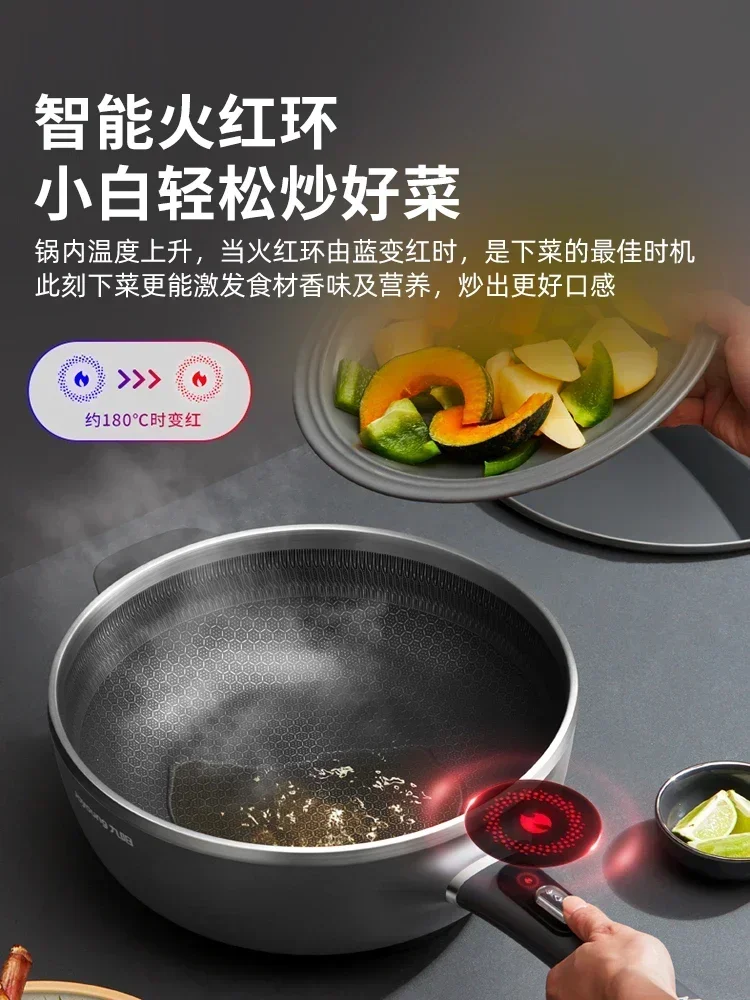 high volume Electric frying pan all-in-one household multi-function frying, steaming, boiling, frying, non-stick pan 5