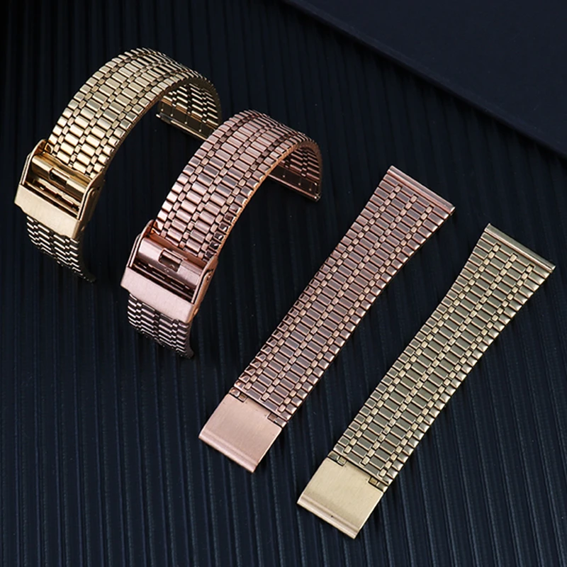 Sleek Stainless Steel Quick Release Watchband - Unisex Sizes 18mm, 20mm, 22mm