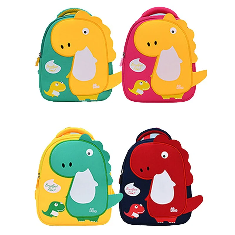 Dinosaur Cartoon Backpack for Kids Preschool School Bag
