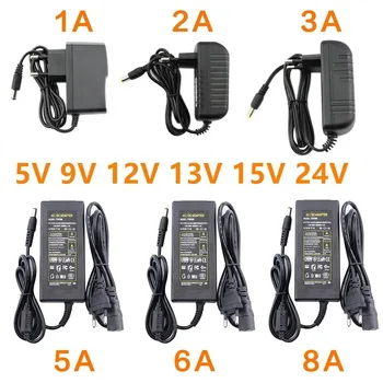 12V DC Universal แหล่งจ่ายไฟ 12V 5V 6V 9V 10V 15V 24V 1A 2A 3A 5A 6A 8A หม้อแปลงไฟฟ้า AC 220V ถึง 12V AC Power Adapter LED Driver 1