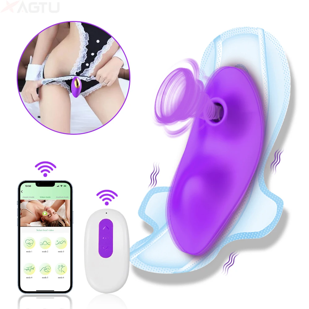 APP Controlled Sucking Wearable Vibrator 3