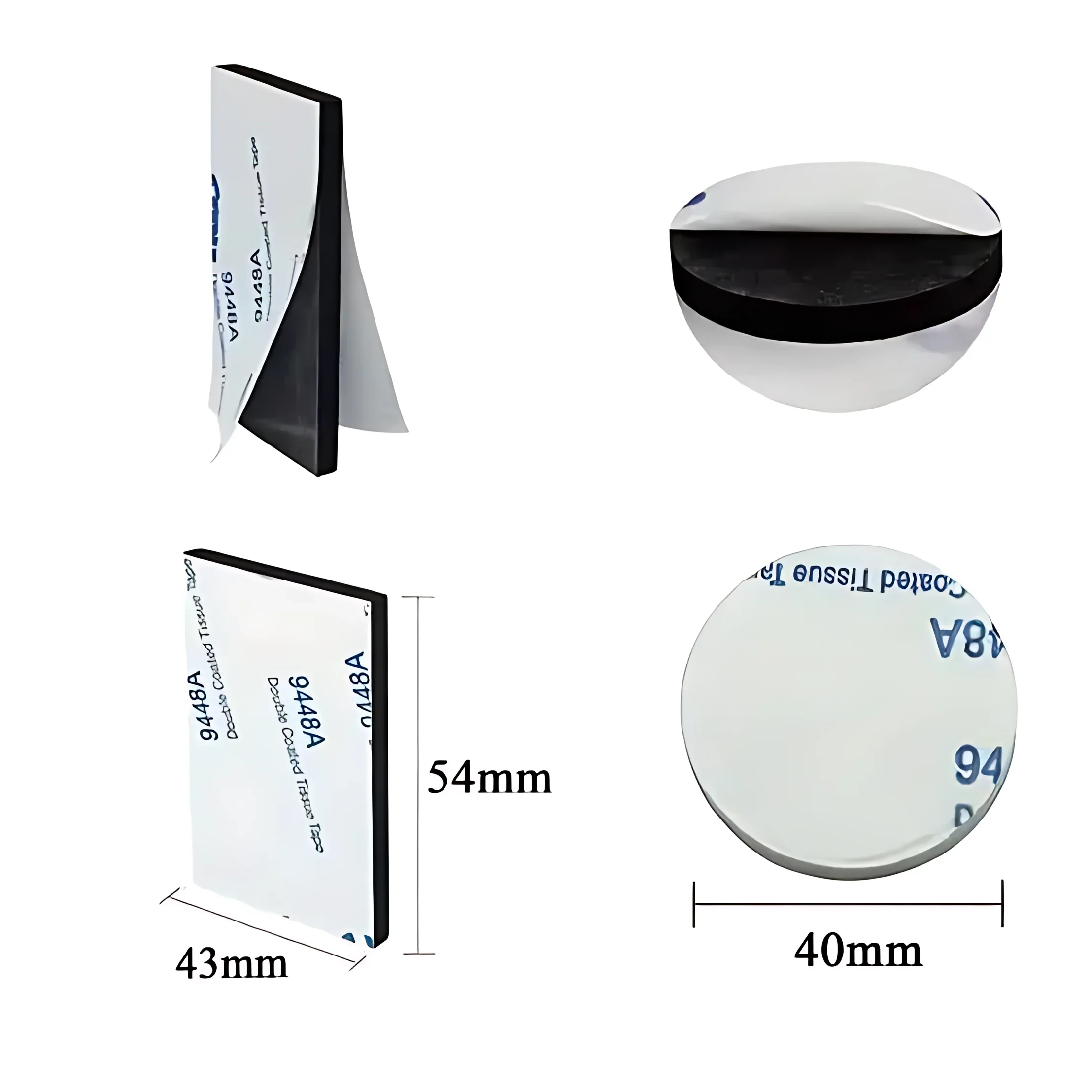 Strong VHB Double Sided Foam Tape No Trace Self Adhesive EVA Foam Sticky Decor Strong Pad Mounting Sponge Adhesive Fixed Wall