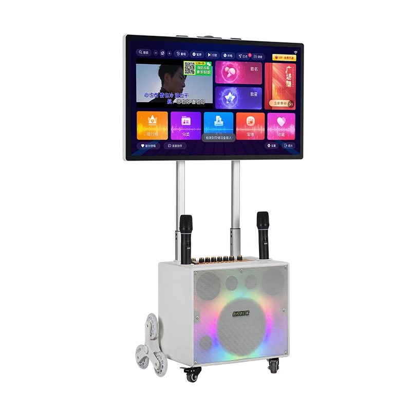 

Promotional Wholesale Wood Theater Surround Stereo Speaker System Wireless WiFi Karaoke Sound for Home Powered by Battery