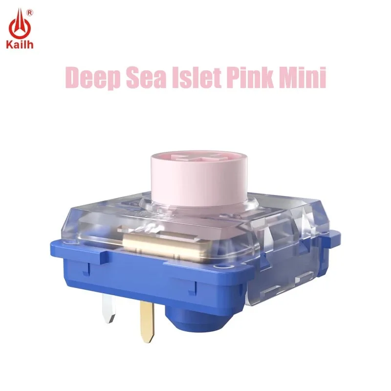 Kailh Islet Pink Silent Low-Profile Mechanical Keyboard Switches - 35g Linear Actuation