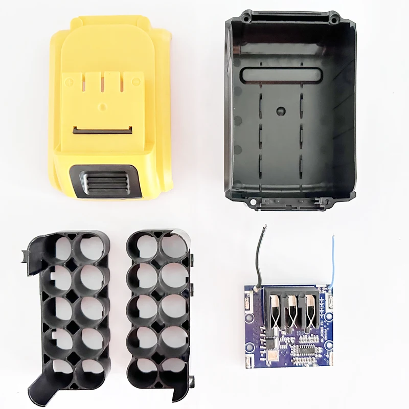 

DC 21V power tool manual lithium-ion battery protection board BMS circuit board+housing bracket