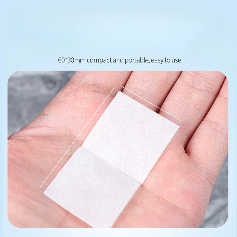 Portable individually packaged 75% alcohol cleaning wipes suitable for mobile phones tableware public handrails nails toilets