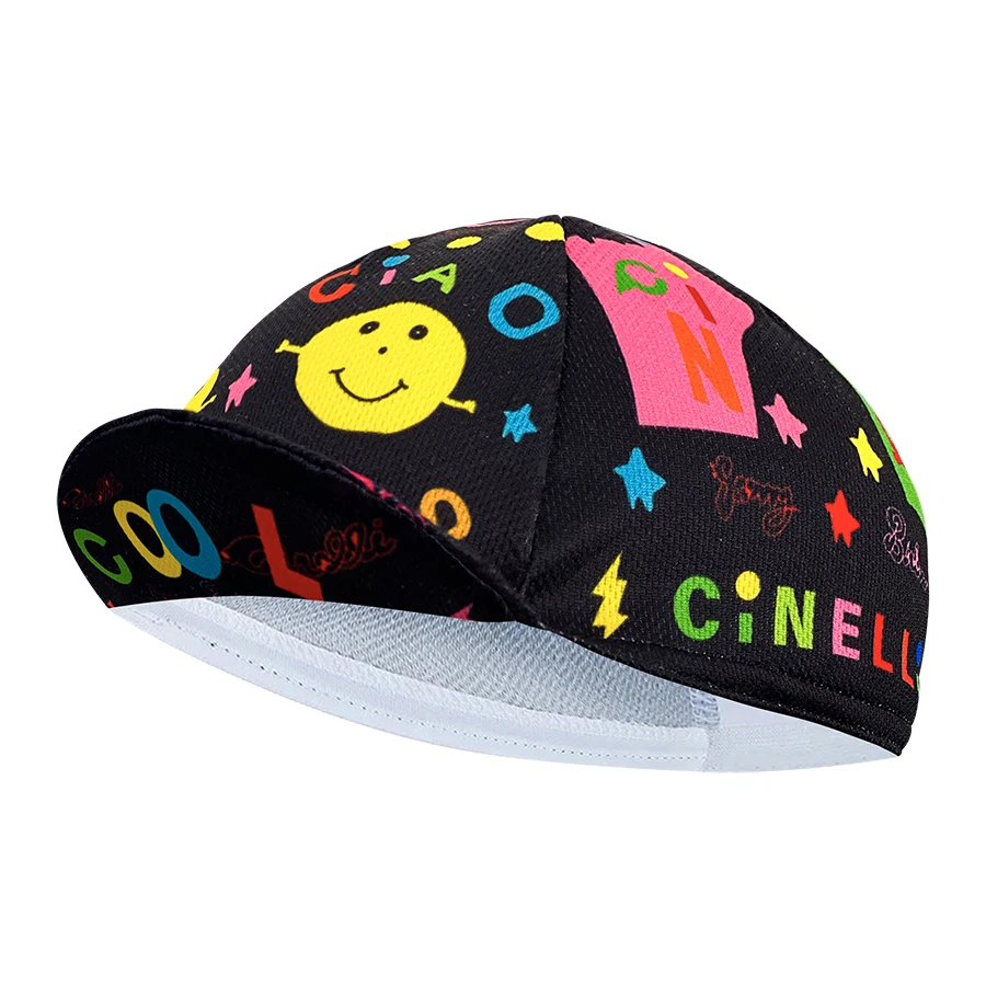 New cycling cap, polyester sweat absorption, fashion trend, unisex, graffiti 6