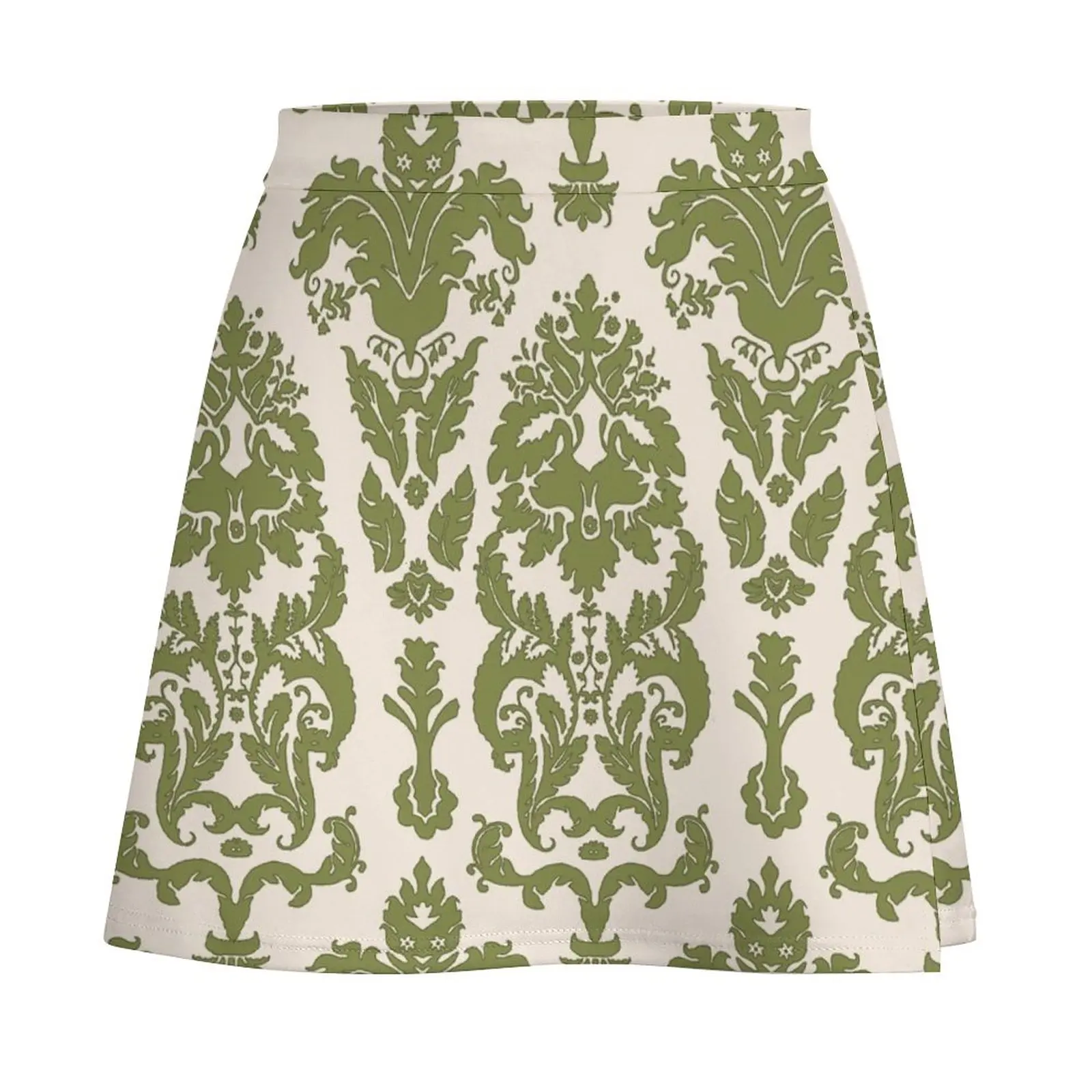 Another Sound of Music Von Trapp Curtain Pattern Mini Skirt womans clothing Women skirts korean women's clothes