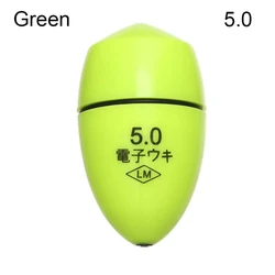 Illuminated Electronic Wave Fishing Float with Night Light - Premium Fishing Accessories and Gear (Green 5.0)