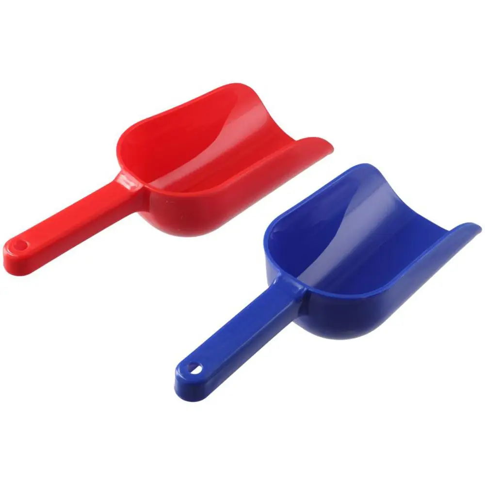 

Длинная ручка для домашних животных, пластмассовая, многофункциональная, большая емкость, прочная кормушка для домашних животных