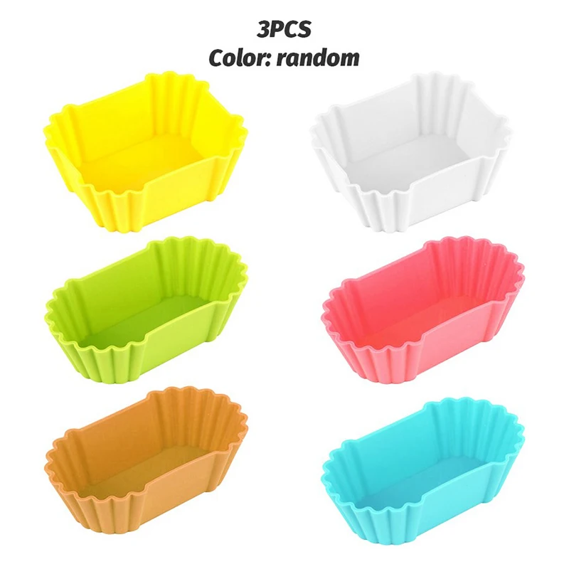 3pcs Bento Divider Cup Easy Clean Molud Cake Dessert Sushi Storage Accessories Liner Food Lunch Box