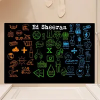 Singer Ed S-Sheeran Eraser Floor Mat Bedroom Kitchen Door Bath House Super Absorbent Foot Non-slip 2