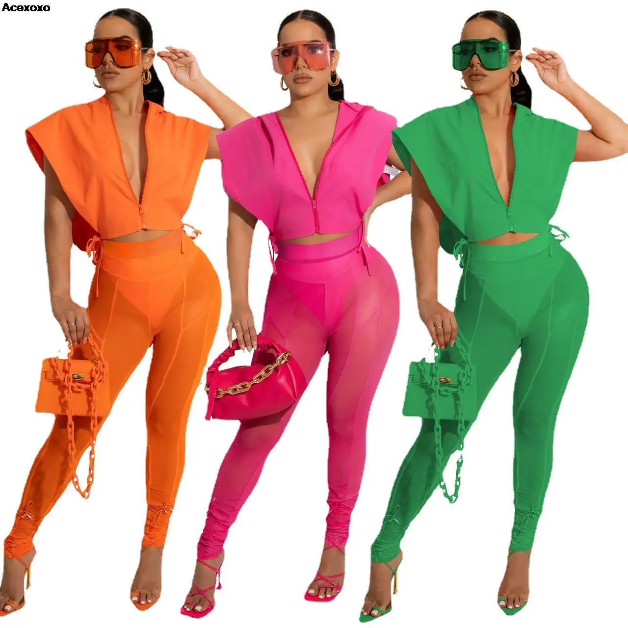 

The summer 2023 burst of women's fashion temperament solid color suit