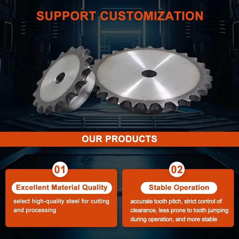 Precision 04C 2-Point Sprocket 8/10/11/12/13 Tooth Standard Hole 6/8/10/12mm With M5 Screw Hole Fixed 45# Steel Quenching Pitch
