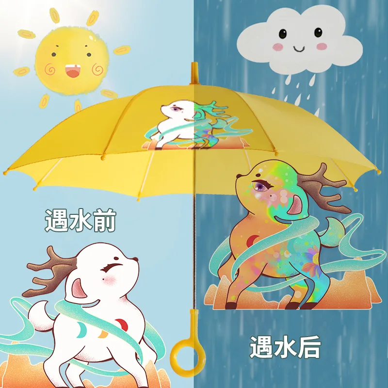 Parapluie créatif avec logo personnalisé pour enfants, motif de dessin animé