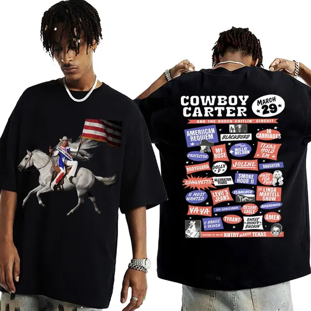 Beyonce Cowboy Carter New Album T Shirts Women Men's Vintage