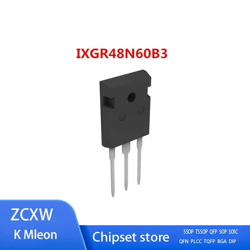 

10PCS/LOT IXGR48N60C3D1 IXGR48N60B3D1 IXGR48N60B3 ISOPLUS247 48A 600V