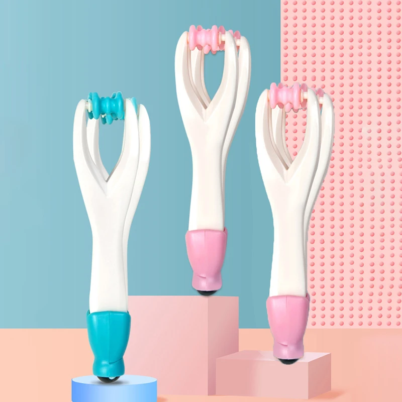 

Роликовый массажер для пальцев, мини-устройство для измерения яркости пальцев с эластичной ручкой для циркуляции крови пальцами и расслабления мышц