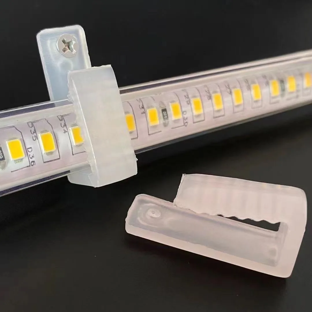 Led Connector Fix Clips 50Pcs Fasteners Plastic Accessories Mounting Fixing on Wall For 6/8/10/12/20MM RGB 5050 Neon Led Strip cable clip