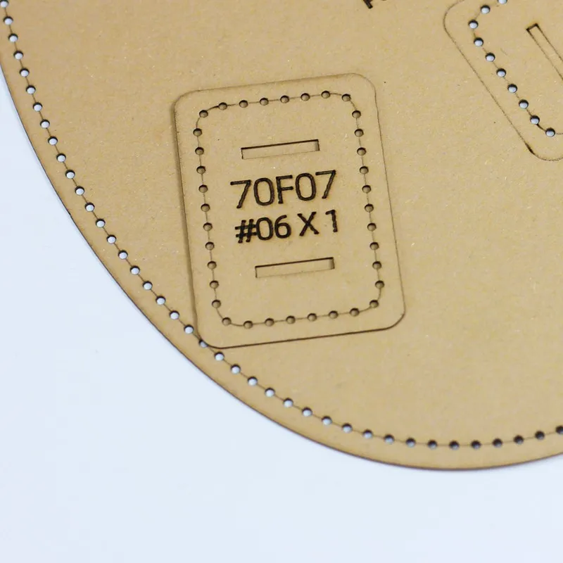 Vintage Shoulder Bag Handmade Leather Stencil Paper Templates DIY Handbag Leather Pattern Template outil pour le cuir