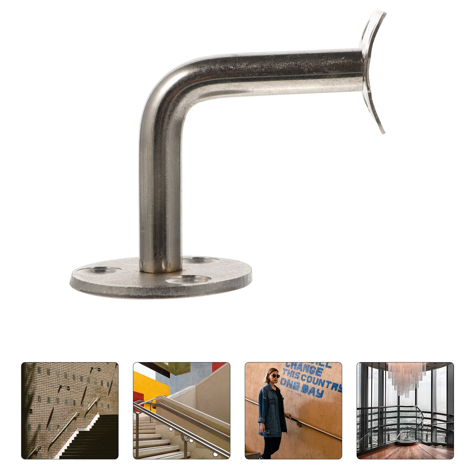 

Stainless Steel Staircase Handrails Wall Hanger Handrail Holder Rack