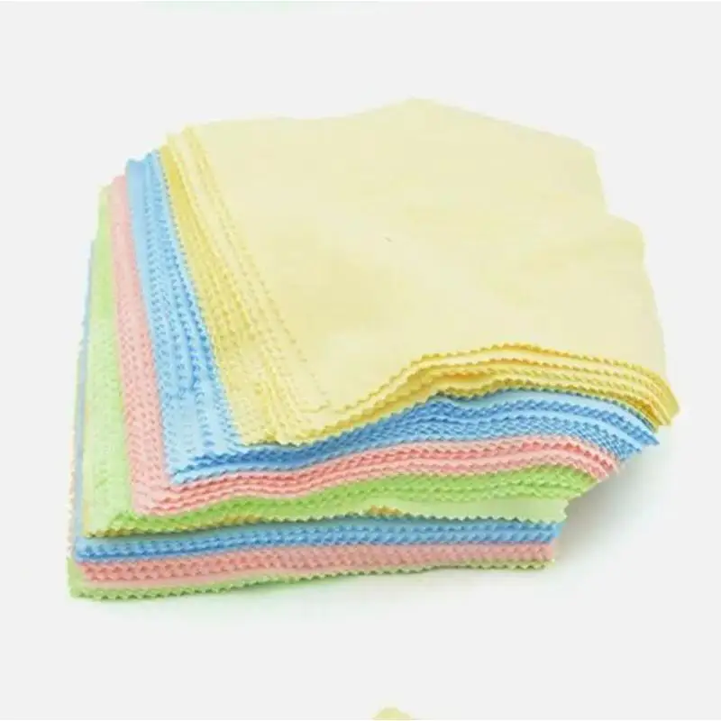 10/20/50Pcs Microfiber Sunglass Eyeglasses Cleaning Cloth Glasses Eyewear Clean Lens Cloth For Mac Camera Computer LaptopCleaner