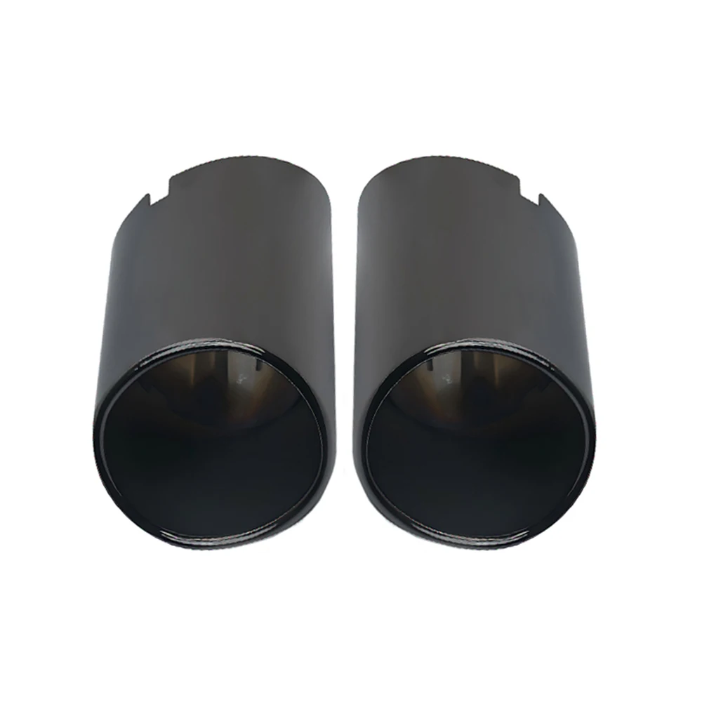 2PCS Car Styling 304 Stainless Steel Exhaust Muffler Tip Pipe Auto Accessories For Toyota RAV4 exhaust muffler tip